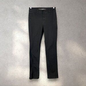 Dickies Flex Worker Skinny Pants Womens 3/26 Black Cotton Blend Stretch Workwear